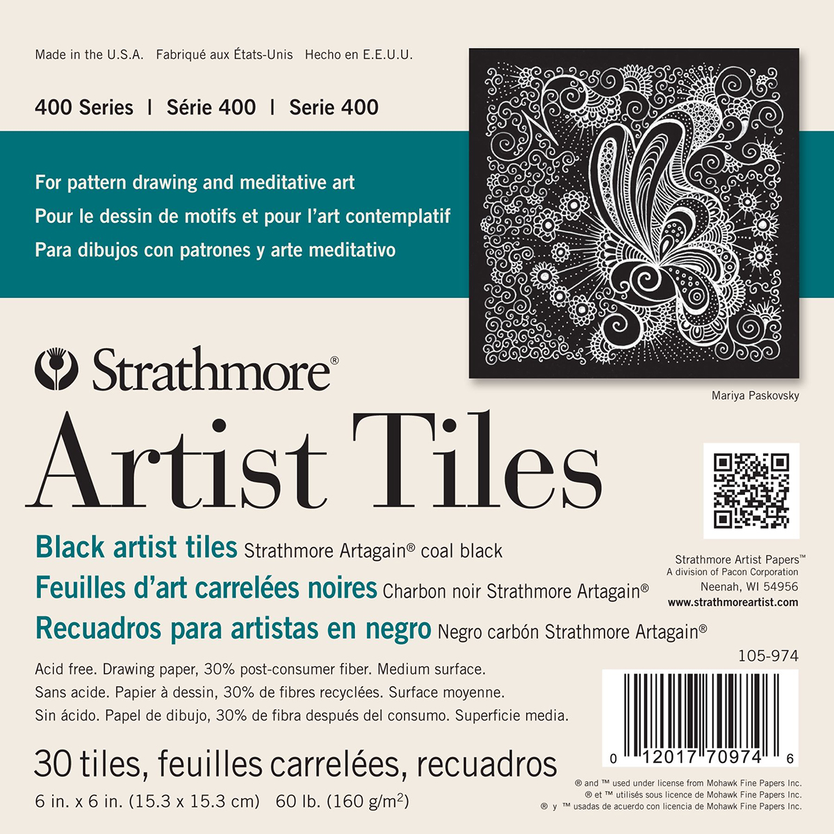 Strathmore Artist Tiles 6