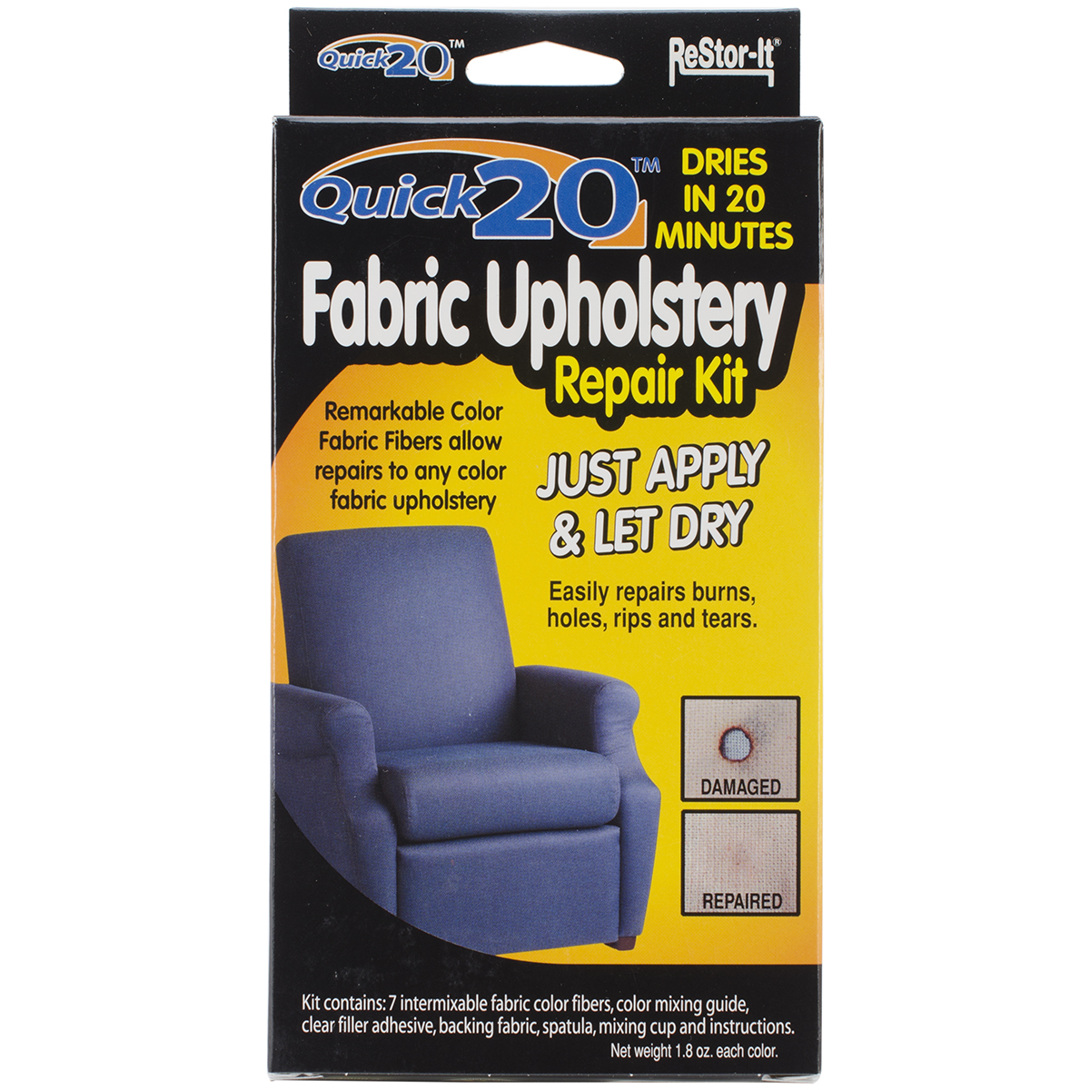 Quick 20 Fabric Upholstery Repair Kit