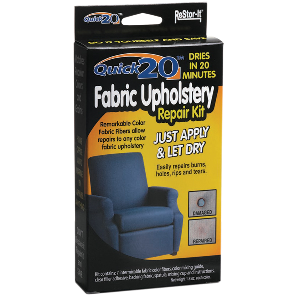 Quick 20 Fabric Upholstery Repair Kit