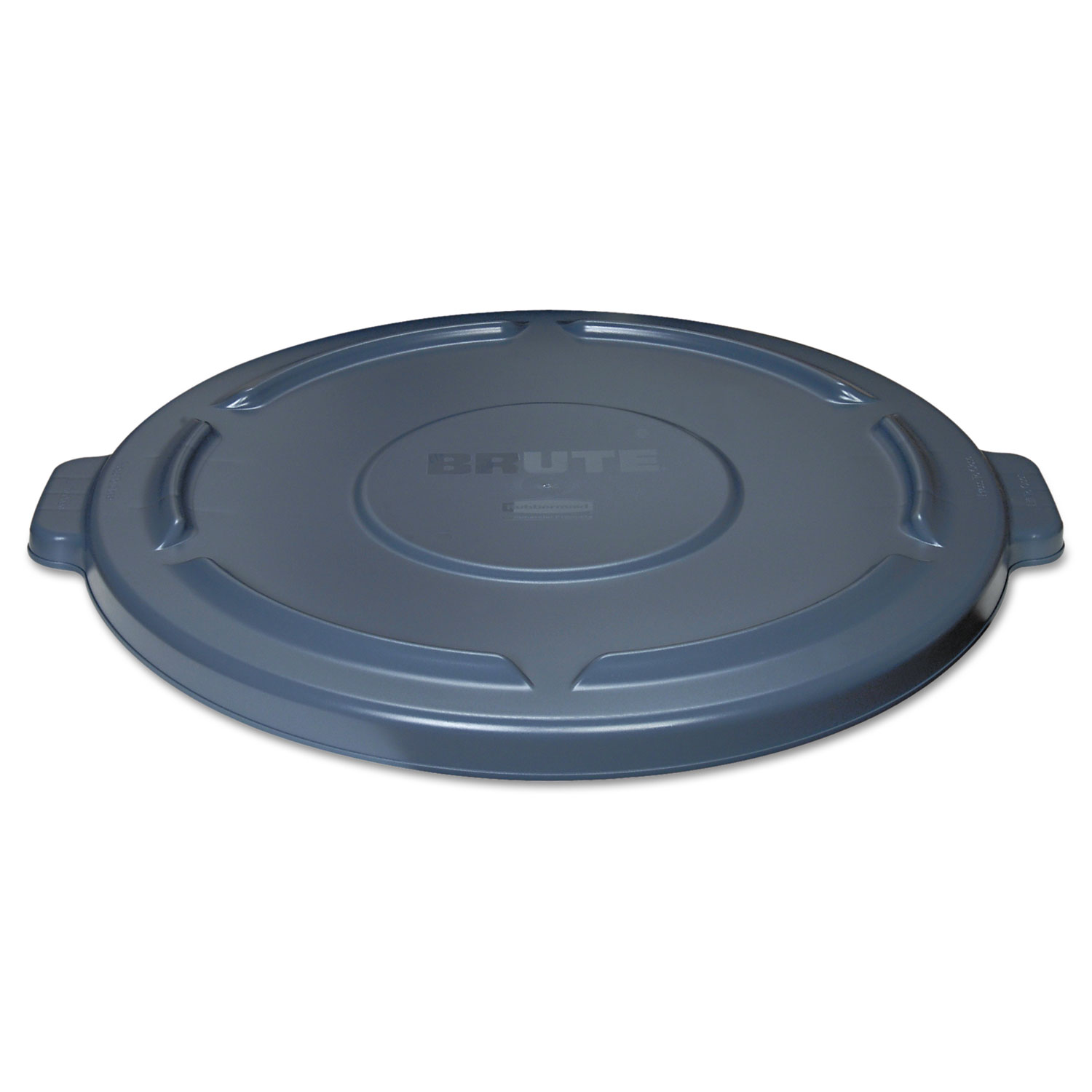 Rubbermaid® Commercial Vented Round Brute Lid, 24 1/2 x 1 1/2, Gray