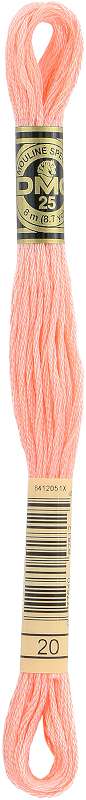 DMC 6-Strand Embroidery Cotton 8.7yd Shrimp