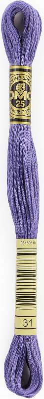 DMC 6-Strand Embroidery Cotton 8.7yd Blueberry
