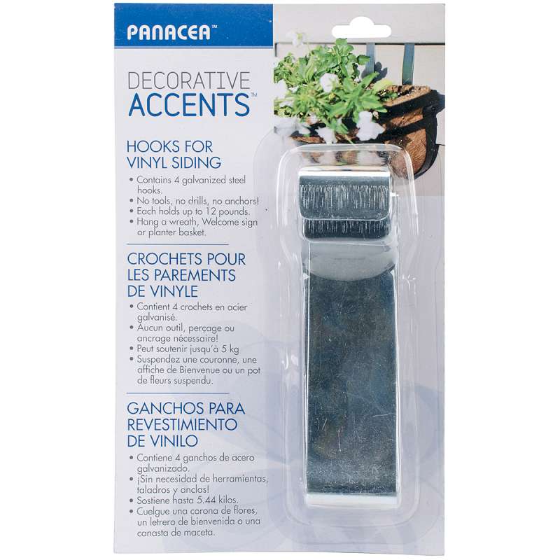 Wreath Hooks 4/Pkg Vinyl Siding