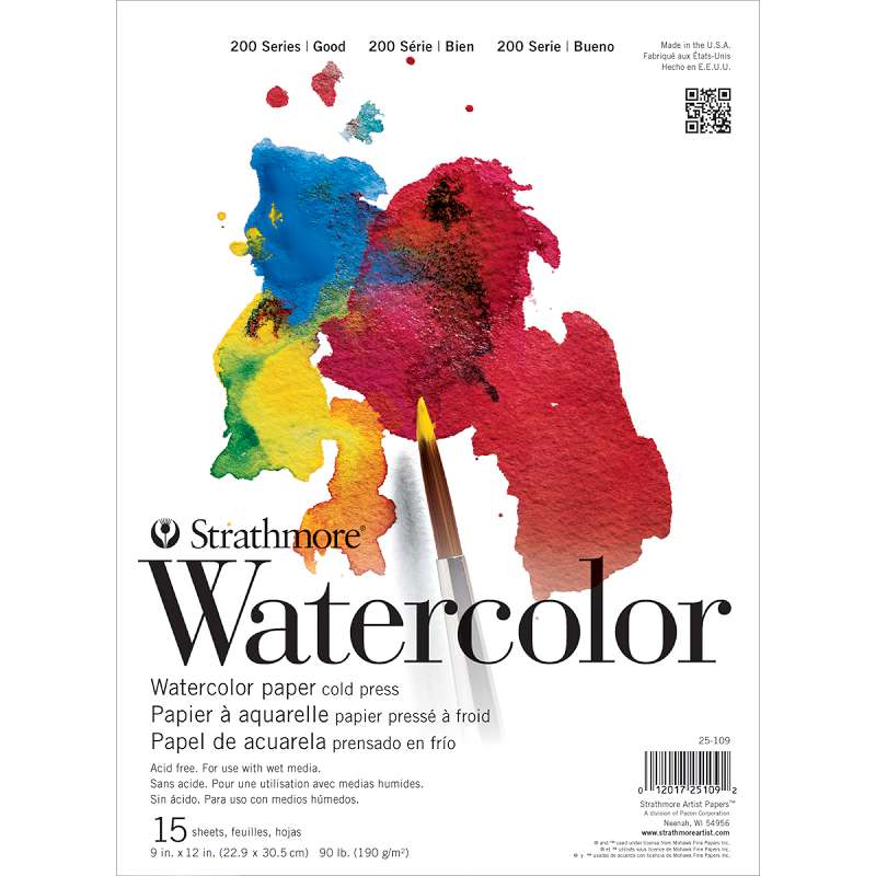 Strathmore Watercolor Paper Pad 11'x15