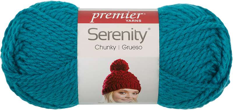 Premier Serenity Chunky Yarn - Solid Teal