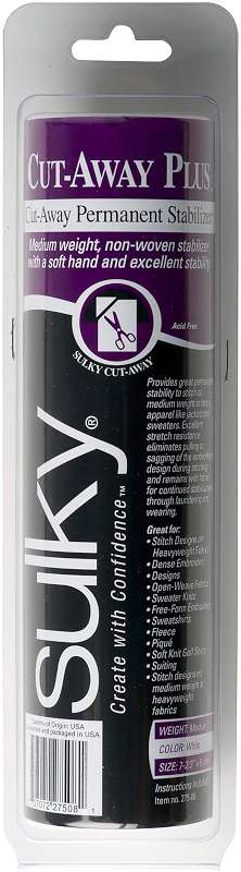 Sulky Cut-Away Plus Stabilizer  7.67