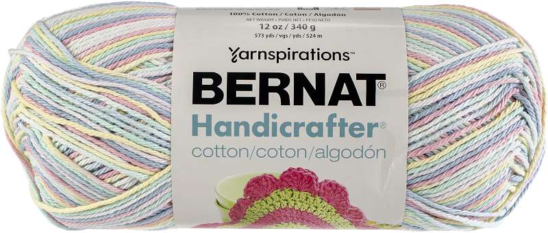 Bernat Handicrafter Cotton Yarn - Ombres Pretty Pastels