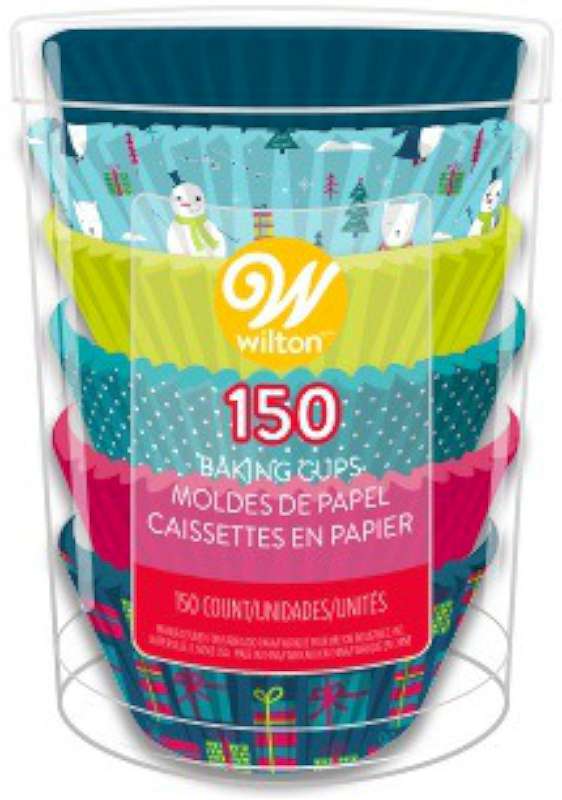 Standard Baking Cups Snowman & Friends Assortment 150/Pkg