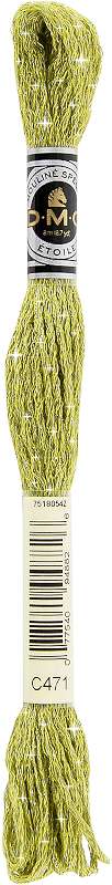 DMC 6-Strand Etoile Embroidery Floss 8.7yd Very Light Green Avocado