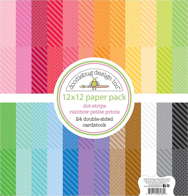 Doodlebug Petite Prints Double-Sided Cardstock 12