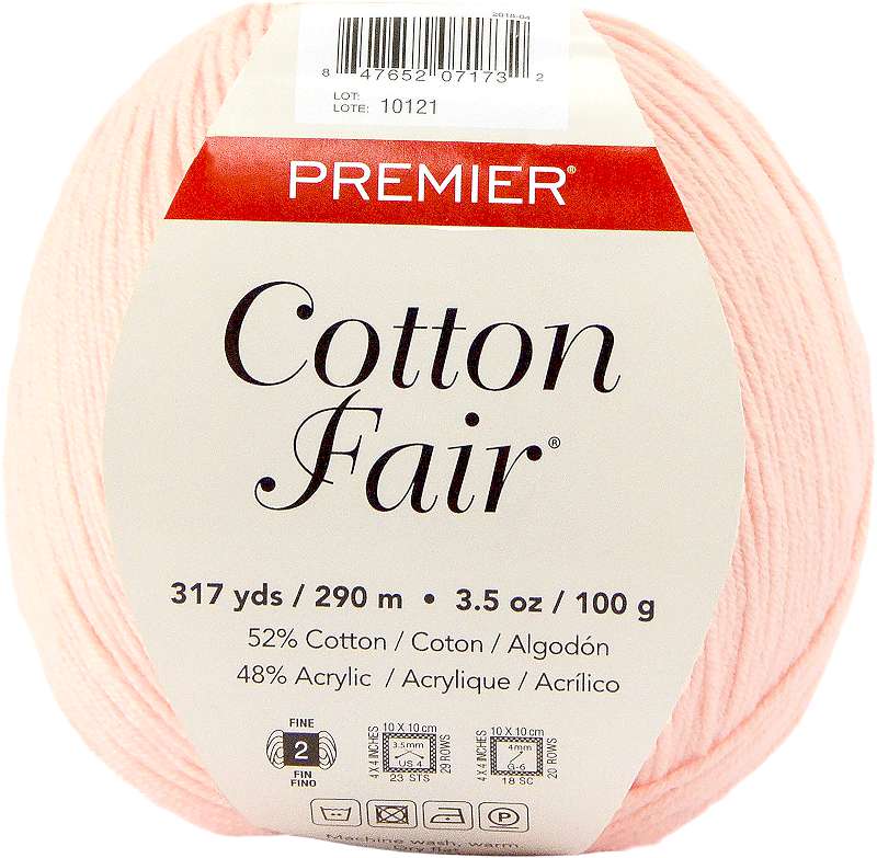 Premier Yarns Cotton Fair Solid Yarn Blush