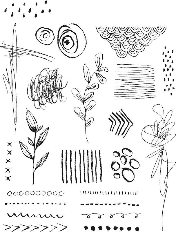 Tim Holtz Cling Stamps 7