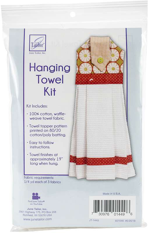 June Tailor Quilt As You Go Hanging Towel Kit 19