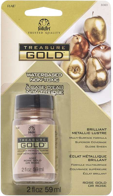 FolkArt Treasure Gold Paint 2oz Rose Gold