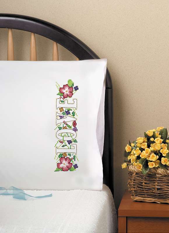 Tobin Stamped For Embroidery Pillowcase Pair 20