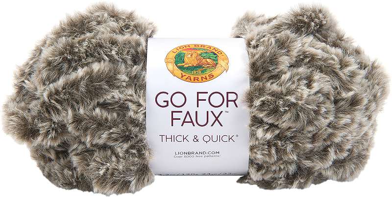 Lion Brand Yarn Go For Faux Thick & Quick Chow Chow