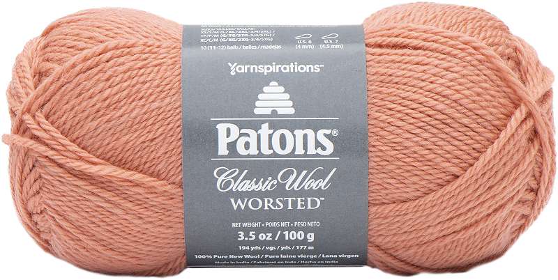 Patons Classic Wool Yarn Peach