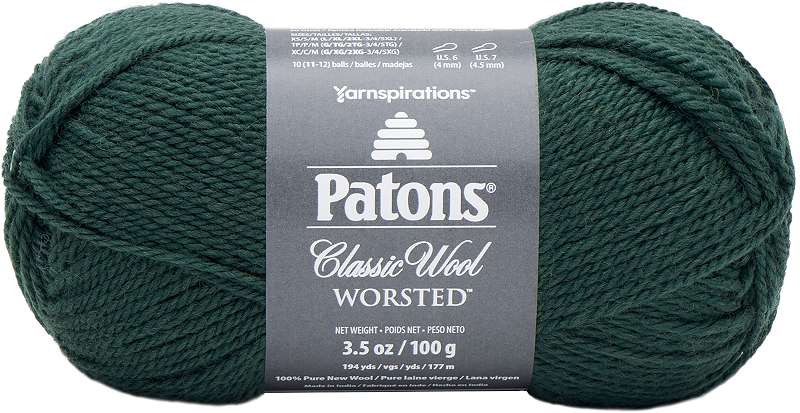Patons Classic Wool Yarn Pine