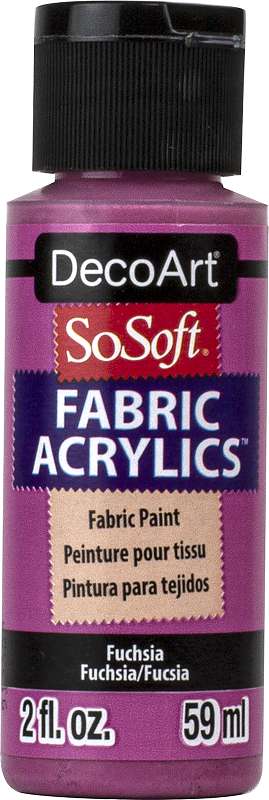 SoSoft Fabric Acrylic Paint 2oz Fuchsia