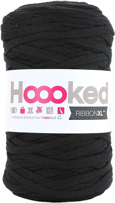 Hoooked Ribbon XL Yarn Black Night