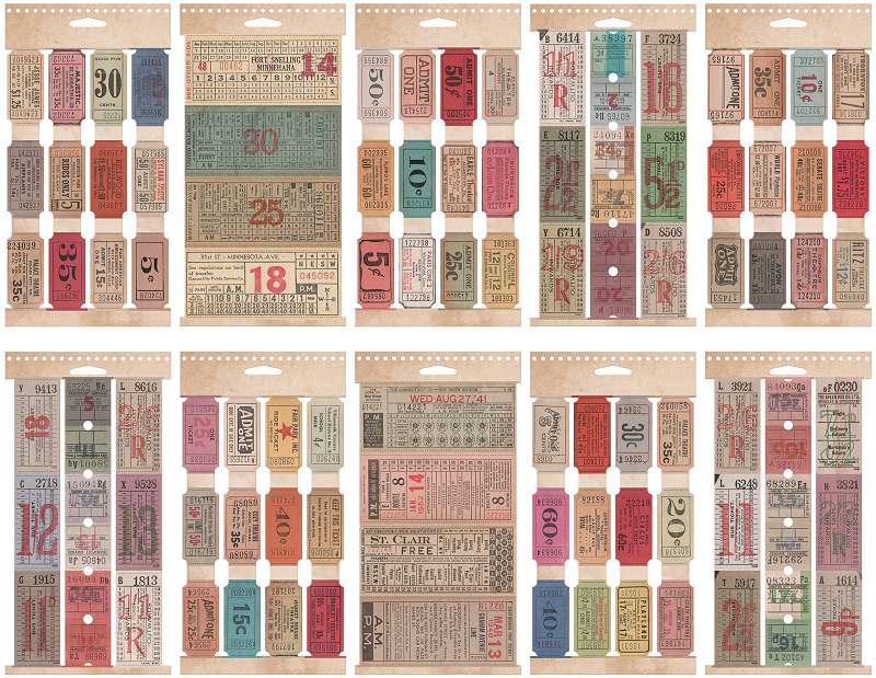 Idea-Ology Stickers 335/Pkg Ticket Book