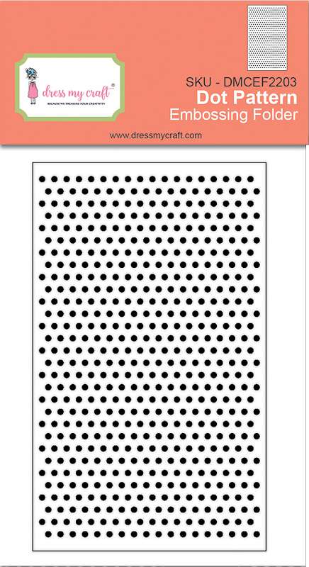 Dress My Craft Embossing Folder 3