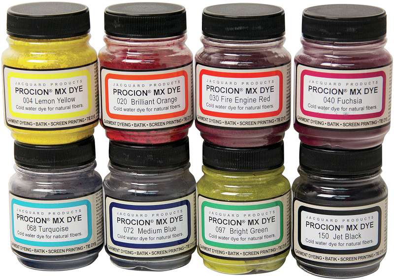 Jacquard Procion Mx Dye Set  8 Colors