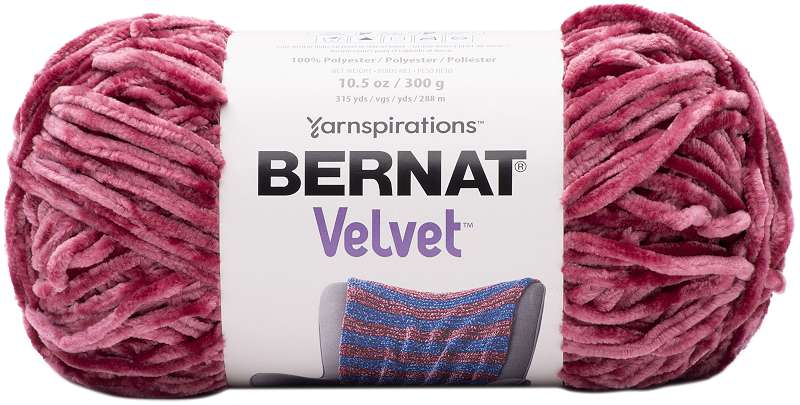 Bernat Velvet Yarn Pomegranate