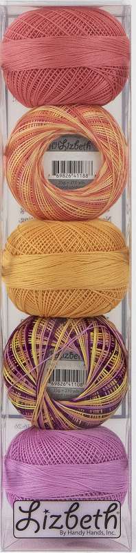 Handy Hands Lizbeth Specialty Pack Cordonnet Cotton Size 10 Summer Assortment 5/