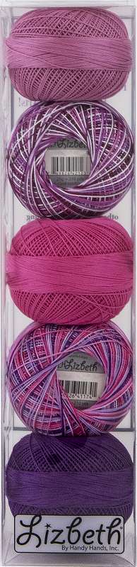 Handy Hands Lizbeth Specialty Pack Cordonnet Cotton Size 10 Dance Assortment 5/P