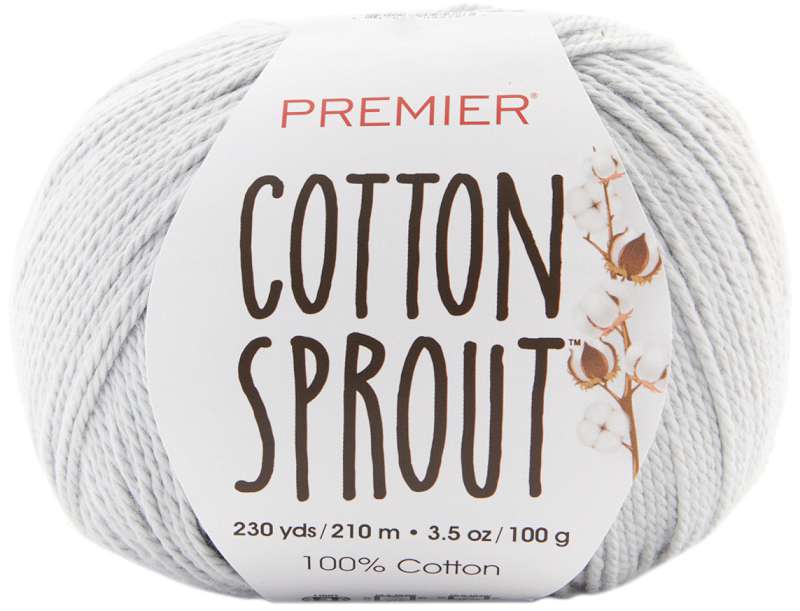 Premier Yarns Cotton Sprout Yarn Silver