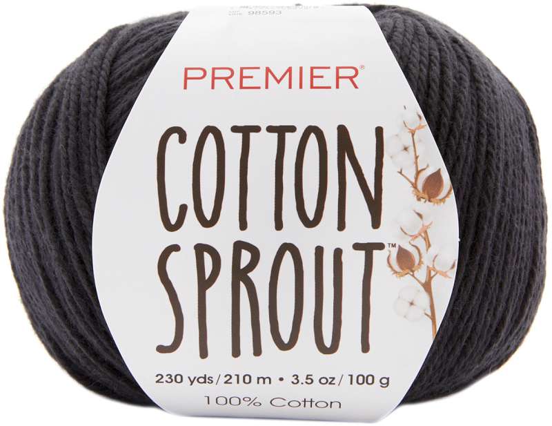 Premier Yarns Cotton Sprout Yarn Black