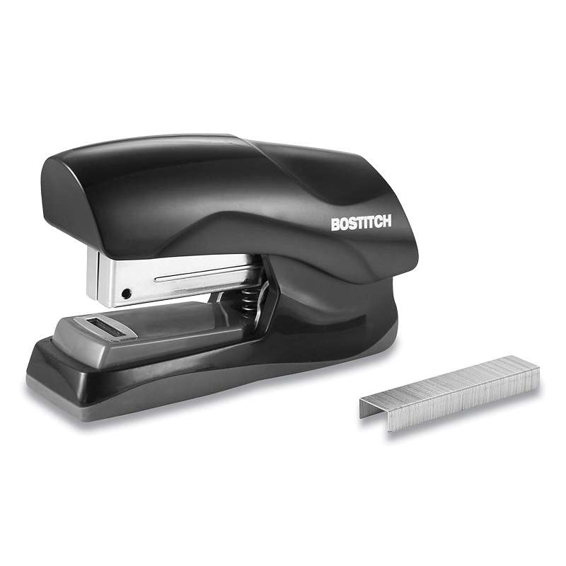 Bostitch® Flat Clinch Stapler, 40-Sheet Capacity, Black