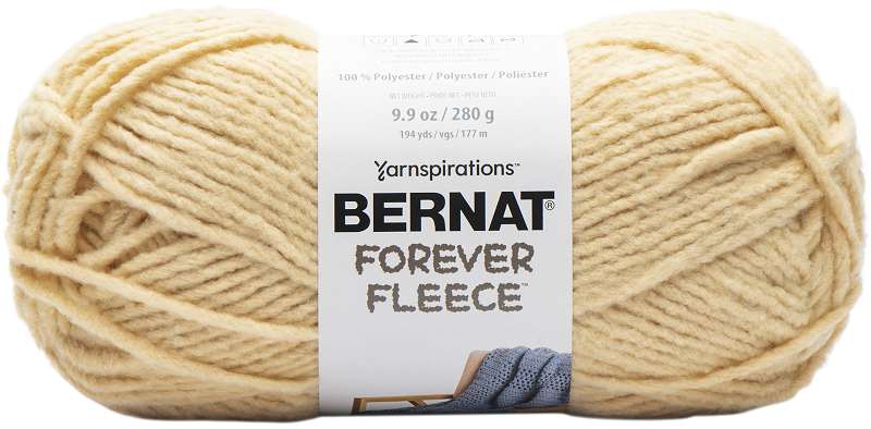 Bernat Forever Fleece Yarn-Chamomile