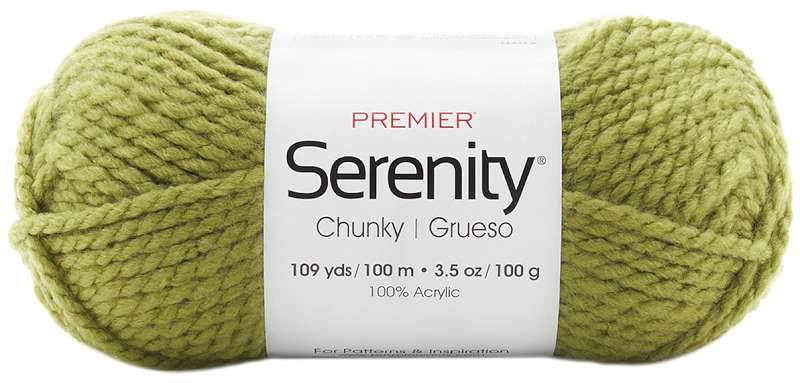 Premier Yarns Serenity Chunky Yarn - Solid-Clover