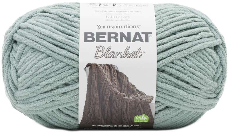 Bernat Blanket Big Ball Yarn Smoky Green