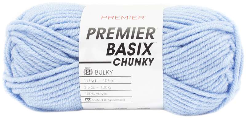 Premier Yarns Basix Chunky Yarn-Country Blue