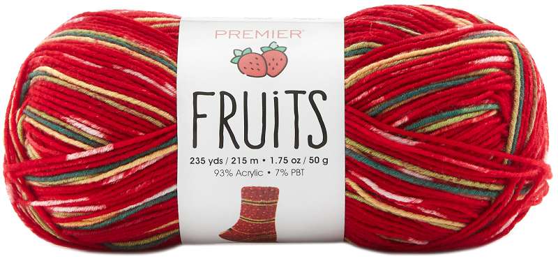 Premier Yarns Fruits Yarn-Strawberry