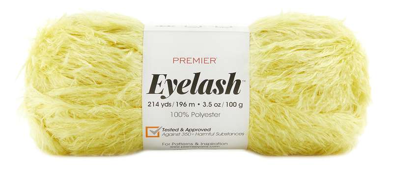 Premier Yarns Eyelash Yarn-Yellow