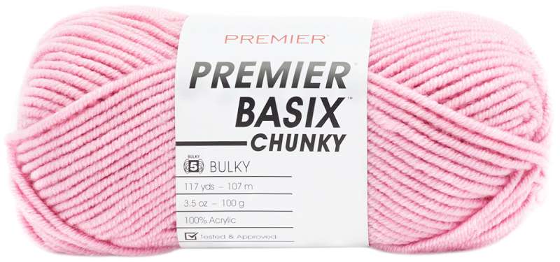 Premier Yarns Basix Chunky Yarn-Bubblegum