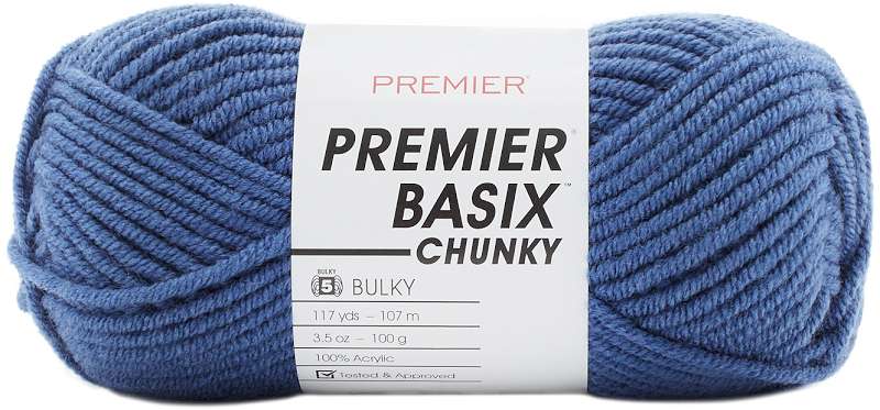 Premier Yarns Basix Chunky Yarn-Denim