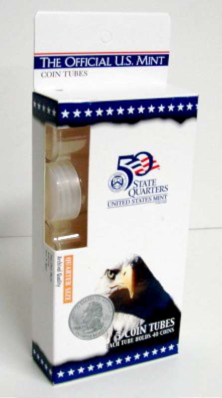 Quarters Coin Tubes (5/bx)