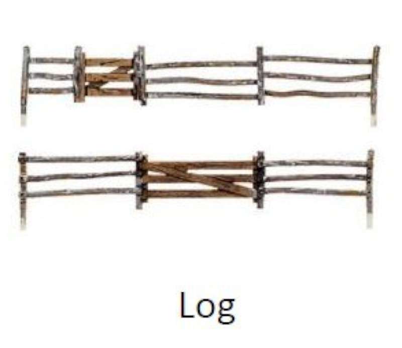 O Log Fence (8pcs)