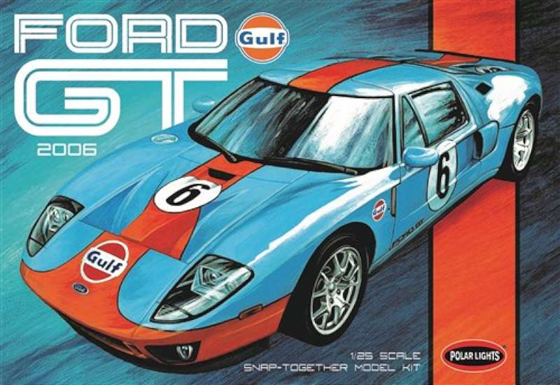1/25 2006 Ford GT Gulf Heritage Race Car (Snap)