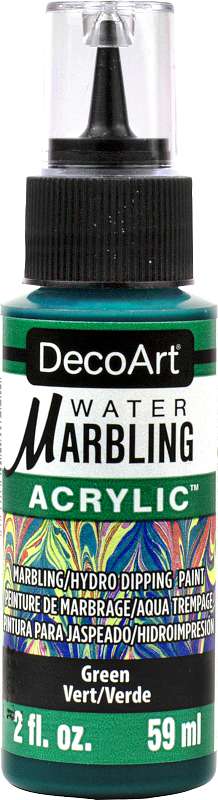 DecoArt Water Marbling Paint 2oz-Green