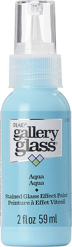 FolkArt Gallery Glass Paint 2oz-Aqua