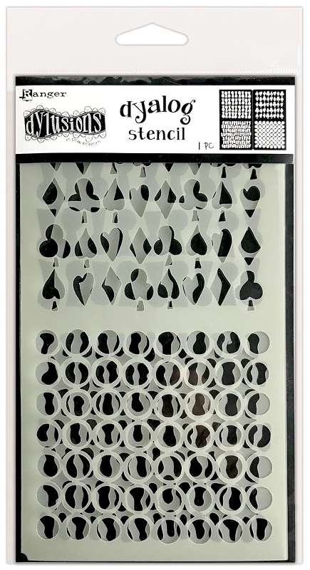Dyan Reaveley's Dylusions Dyalog Stencil-Stencil It Again