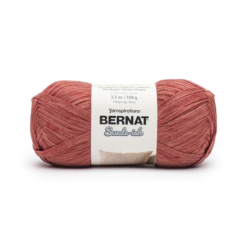 Bernat Suede-ish Yarn-Garnet