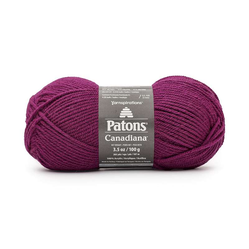 Patons Canadiana Yarn - Solids-Fuchsia