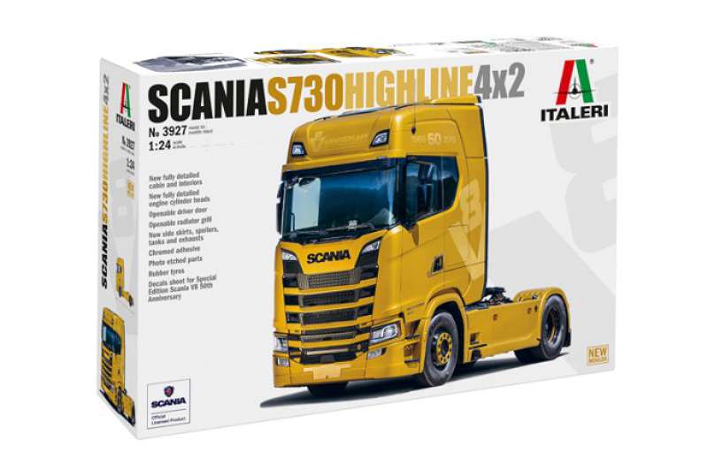 1/24 Scania S730 Highline 4x2 Tractor Cab 50th Anniversary (Ltd Edition)
